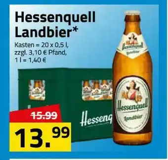 Logo Getränkemarkt Hessenquell Landbier Angebot