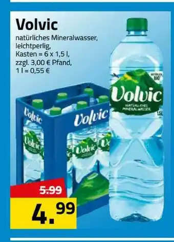 Logo Getränkemarkt Volvic Natürliches Mineralwasser Angebot