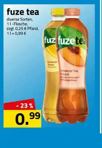 Logo Getränkemarkt Fuze Tea Angebot