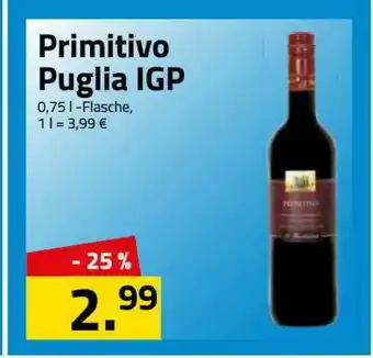 Logo Getränkemarkt Primitivo Puglia Igp Angebot