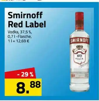 Logo Getränkemarkt Smirnoff Red Label Angebot