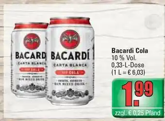 Profi Getränke Bacardi Cola Angebot