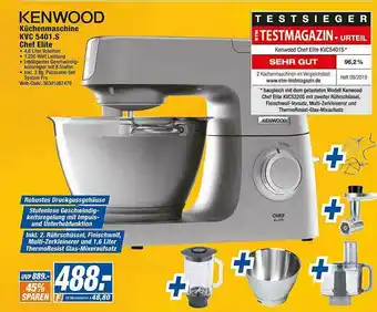 expert Octomedia Kenwood Küchenmaschine Kvc5401.s Chef Elite Angebot