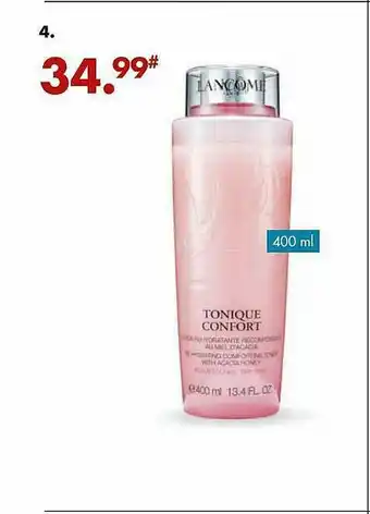 Galeria Lancome Tonique Confort Angebot