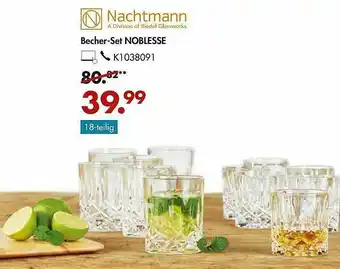 Galeria Nachtmann Becher Set Noblesse Angebot