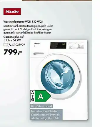 Galeria Miele Waschvollautomat WCD 130 WCS Angebot