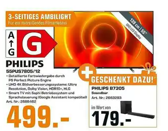 Saturn Philips Uhd Led 55pus7805.12 Angebot