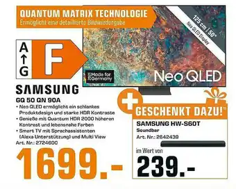 Saturn Samsung Gq 50 Qn90a Neo Qled Angebot