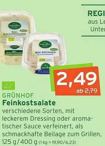 Naturgut Grünhof Feinkostsalate Angebot