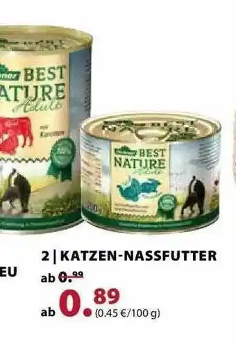 Dehner Katzennassfutter Angebot