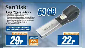 expert Techno Land Sandisk Ixpand Flash-laufwerk Angebot