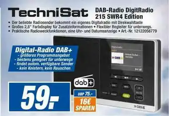 expert Techno Land Technisat Dab-radio Digitradio 215 Swr4 Edition Angebot