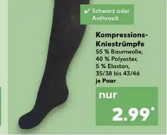 Kaufland Kompressions-kniestrümpfe Angebot