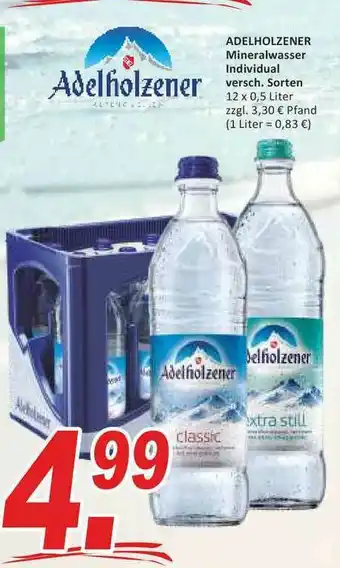 Getränke Fleischmann Adelholzener Mineralwasser Angebot