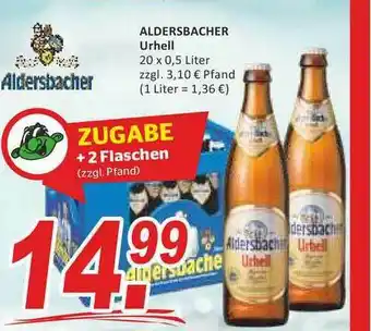 Getränke Fleischmann Aldersbacher Urhell Angebot