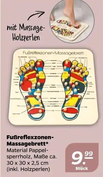 NETTO Fußreflexzonen Massagebrett Angebot