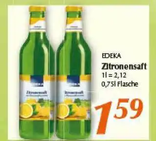 inkoop Edeka Zitronensaft Angebot