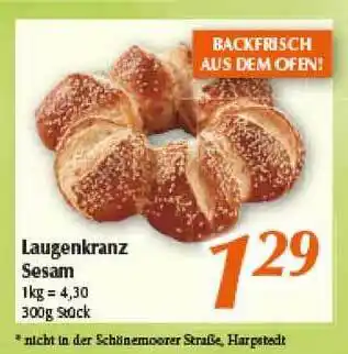 inkoop Laugenkratz Sesam Angebot