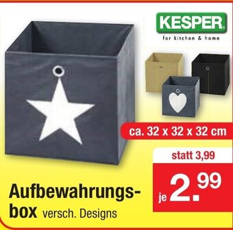 Zimmermann Kesper Aufbewahrungsbox Angebot