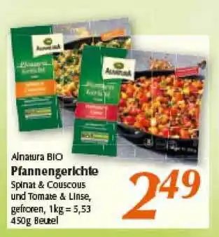 inkoop Alnatura Bio Pfannengerichte Angebot