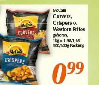 inkoop Mccain Curvers Crispers O. Western Frites Angebot