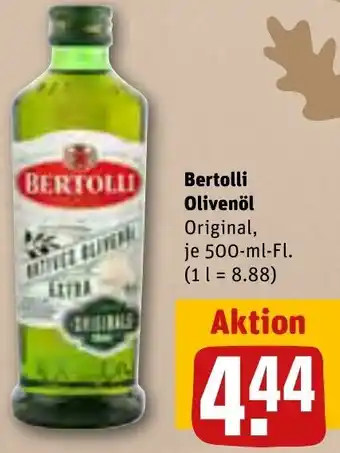 REWE Bertolli Olivenöl 500 ml Fl. Angebot