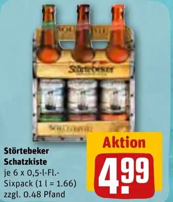 REWE Störtebeker Schatzkiste 6 x 0,5 l Fl. Angebot