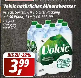 Simmel Volvic Mineralwasser 6*1.5L Angebot