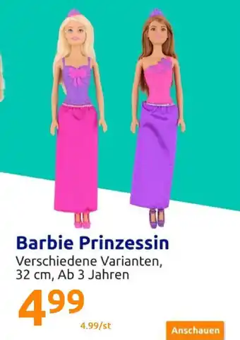 Action Barbie Prinzessin-Puppe Angebot