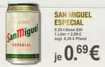 Lösch Depot San Miguel Especial 0,33L Angebot