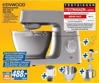 expert Octomedia Kenwood Küchenmaschine KVC 5401.S Chef Elite Angebot