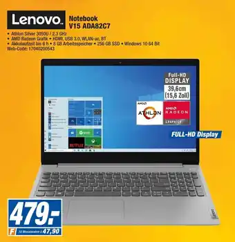 expert Octomedia Lenovo Notebook V15 ADA82C7 Angebot