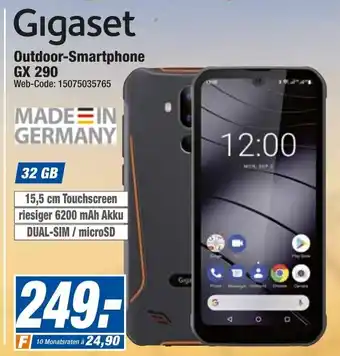 expert Octomedia Gigaset Outdoor Smartphone GX 290 Angebot