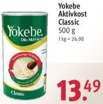 Rossmann Yokebe Aktivkost Classic 500 g Angebot