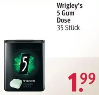 Rossmann Wrigley's 5 Gum Dose 35 Stück Angebot