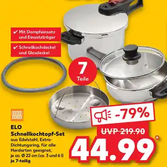 Kaufland Elo Schnellkochtopf Set 7-teilig Angebot