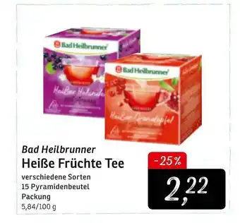 KONSUM Bad heilbrunner heiße früchte tee Angebot