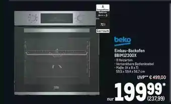 METRO Beko einbau-backofen bbim12300x Angebot