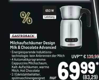 Rührqurl Gastroback 99436 Qurl für 42359 Desgn Mlk and Chocolate