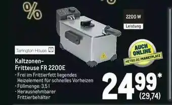 METRO Tarrington house kaltzonen-fritteuse fr 2200e Angebot