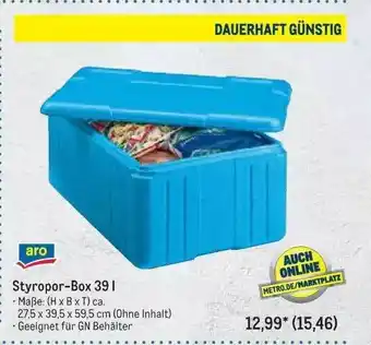 METRO Aro styropor-box Angebot