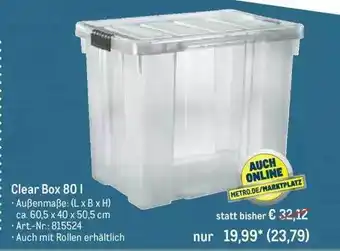 METRO Clear box Angebot