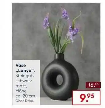 Möbel Rieger Vase „lanyo“ Angebot