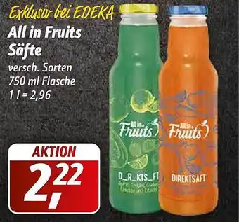 Simmel All in fruits säfte Angebot