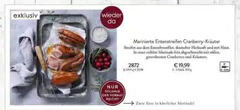 Eismann Marinierte entenstreifen cranberry-kräuter Angebot