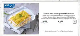 Eismann Fischfilet mit gemüseragout und kräuterkruste Angebot