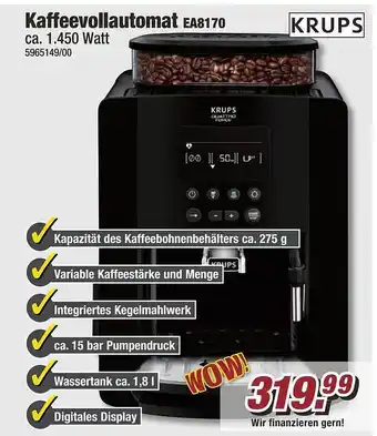 Poco Kaffeevollautomat ea8170 krups Angebot