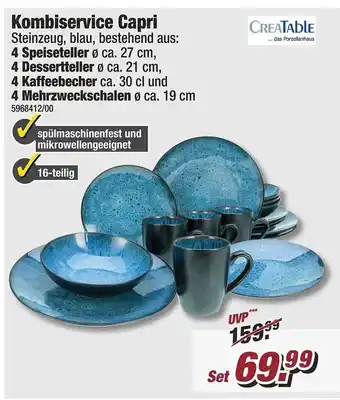 Poco Kombiservice capri creatable Angebot