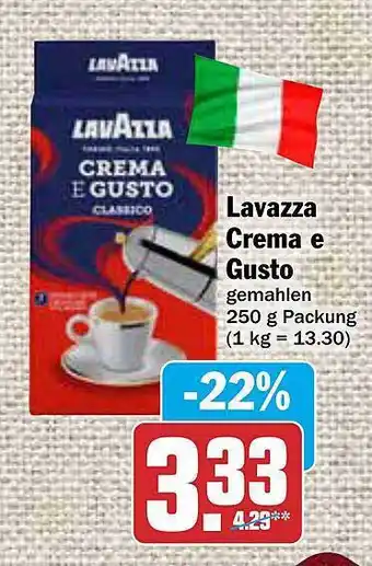 AEZ Lavazza crema e gusto Angebot