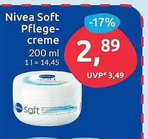 Budni Nivea soft pflegecreme Angebot